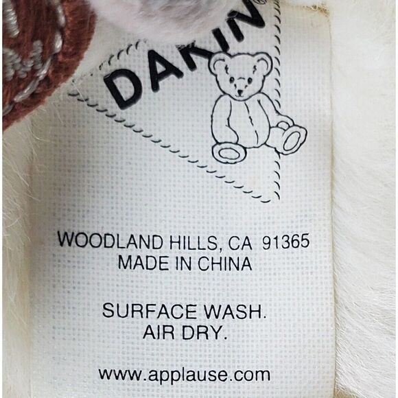 Dakin Wordsworth Owl Snowy White Realistic Bird Plush Toy Lou Rankin Friends 11" - Picture 9 of 12